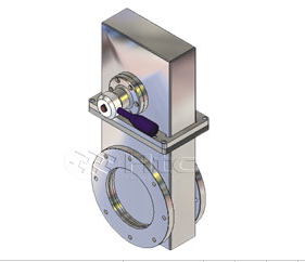 HTC 不銹鋼手動ISO法蘭接口真空閘閥-真空連接件計