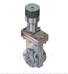HTC小型CF法蘭接口真空閘閥-真空連接件(超高真空有軟管系列)計