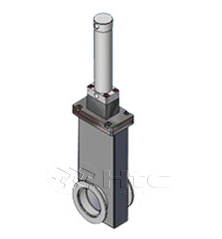 HTC 小型KF法蘭氣動高真空閘閥-真空連接件計