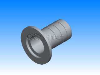 HTC KF10-KF50轉(zhuǎn)接橡膠轉(zhuǎn)管用-真空連接件計